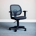 Global Industrial Task Chair with Mesh Back and Fabric Upholstered Seat 277436